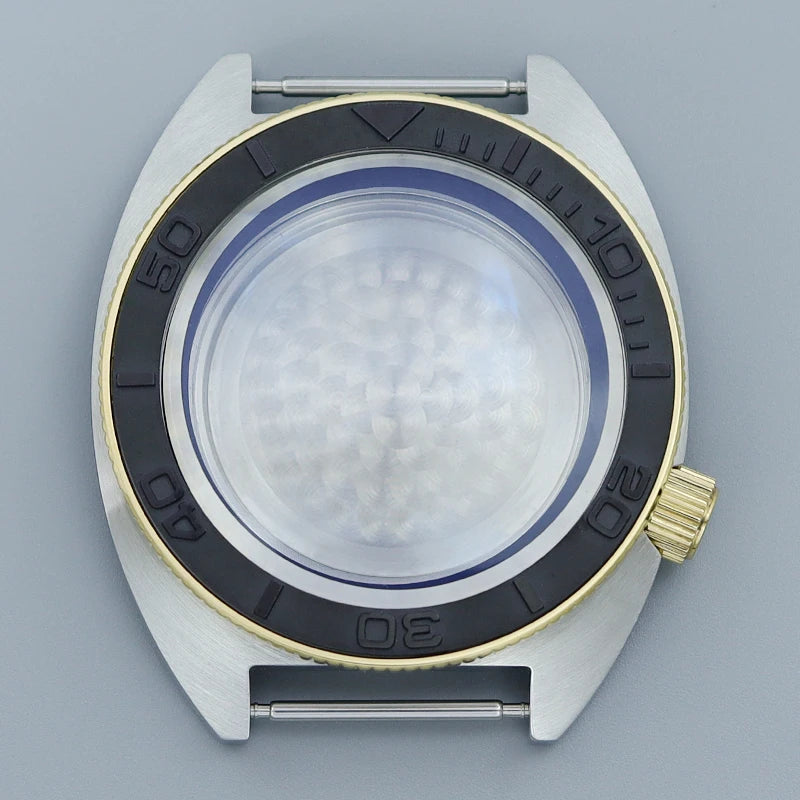 41mm NH35 Watch Case Stainless Steel Accessories For NH35 NH34 Mod Abalone NH36 NH70 Movement 28.5mm Dial Sapphire Crystal Glass