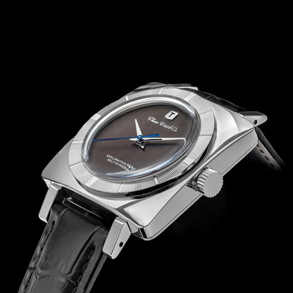 THORN T016 Square Watch 34MM PT5000 Dress Sapphire Pot lid Bubble Mirror 5ATM Fashion