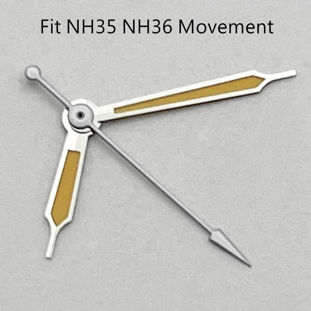 NH35 Hands Silver/Blue Watch Hands Fit NH35 NH36 PT5000 ETA2836 2824 DG2813 3804 Miyota8215 8205 821A Movement Watch Accessories
