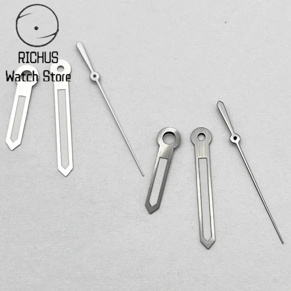 Wide NH35 Watch Hands Green Luminous Fit NH35 NH36 PT5000 ETA2836 2824 DG2813 3804 Miyota8215 8205 821A Movement Watch Accessories