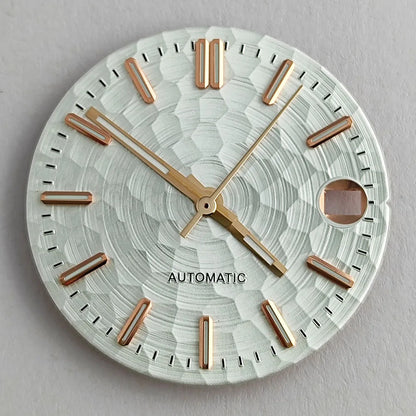 New 28.5mm NH35/NH36 dial watch dial S dial green luminous suitable for NH35/NH36 movements watch accessories repair to