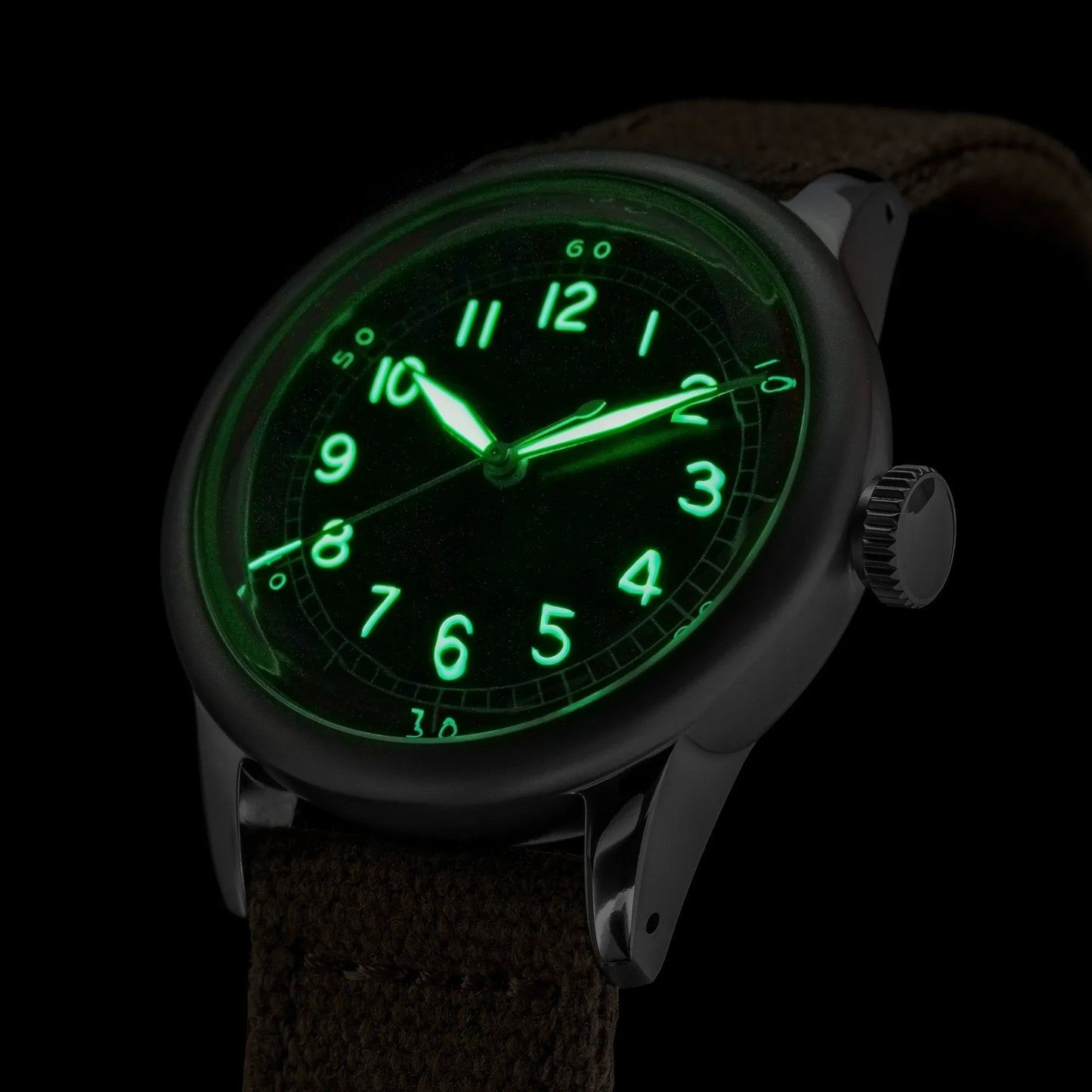 THORN SHY040 36MM Pilot watch Luminous AR Sapphire NH35 Automatic A11