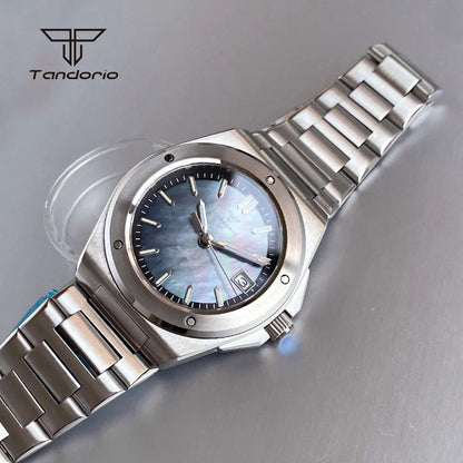 Tandorio Engineer Watch TD331  NH35 Sapphire 40mm Business 20bar