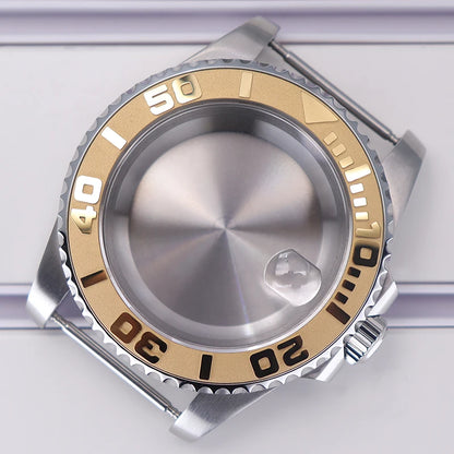200M Diving Watch Case 40mm For Yacht-Master Seiko NH35 NH36 NH38/34 Miyota 8215 ETA2824 Movement Sapphire Glass 120clicks Bezel