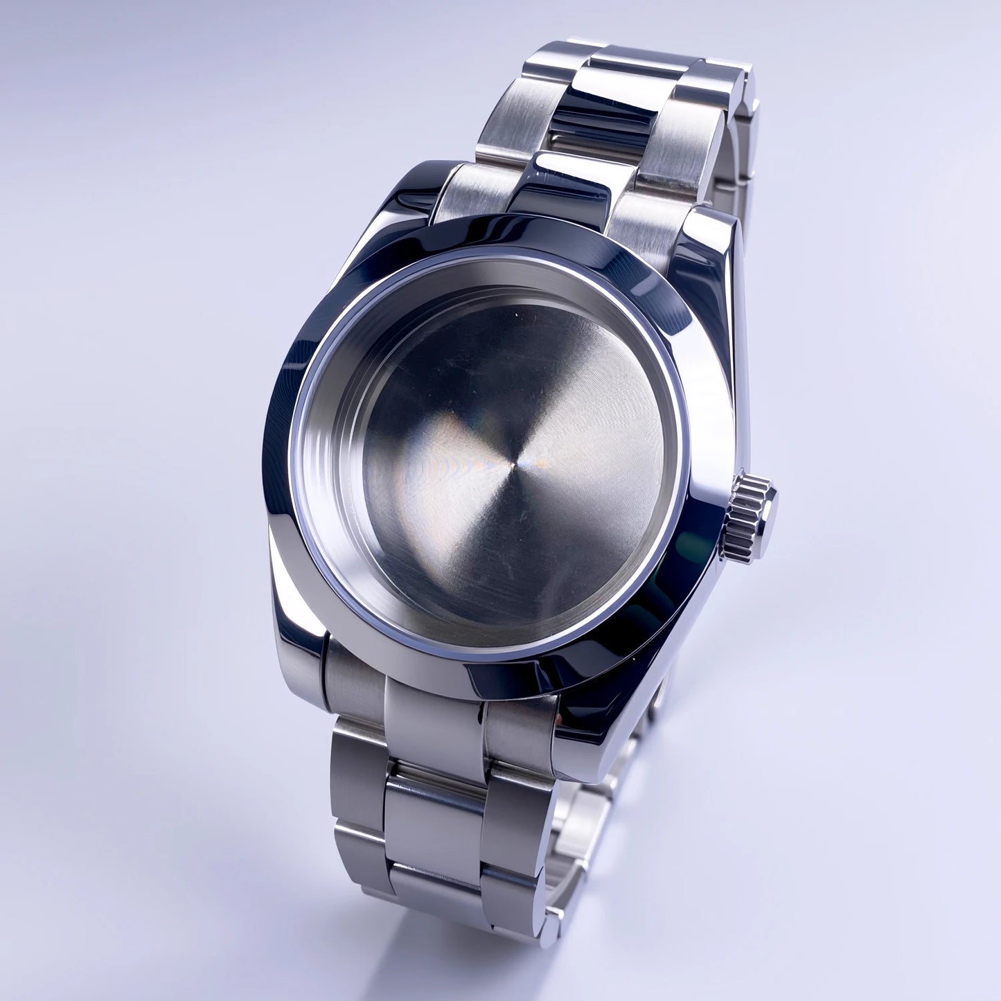 36mm/39mm NH35 Case Stainless Steel Sapphire Crystal Waterproof Fluted Case For NH35 NH36 Movement 28.5mm Dial NH35 Watch Case