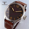 43mm Pilot Watch Tandorio TD144S ST3600 Hand-windingSapphire 3ATM Sterile Sandwich Dial Glass Back