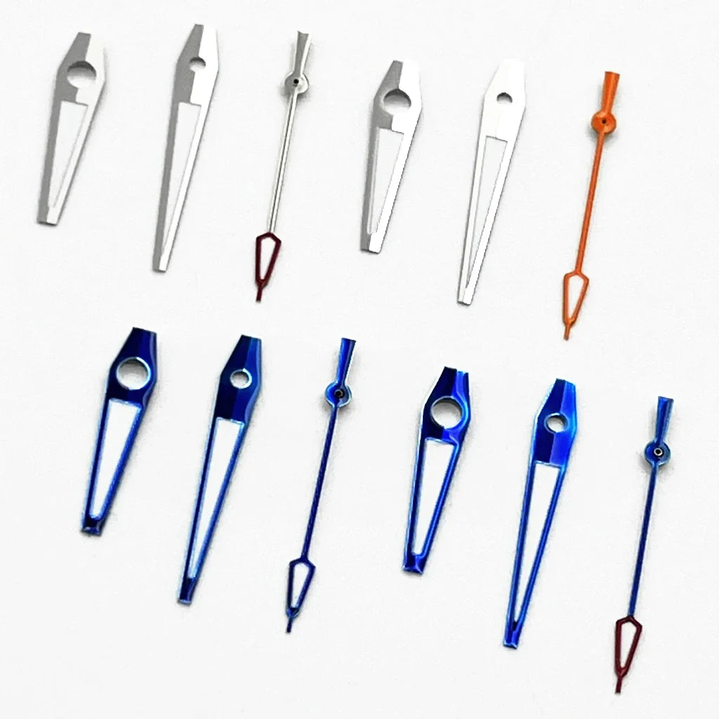 ETA Hands Silver/Blue Watch Hands Fit NH35 NH36 PT5000 ETA2836 2824 DG2813 3804 Miyota8215 8205 821A Movement Watch Accessories