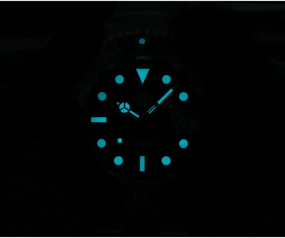San Martin SUB Diver Sn0019G 41mm Water Ghost PT5000 SW200 Automatic AR Sapphire 20Bar BGW-9 Luminous