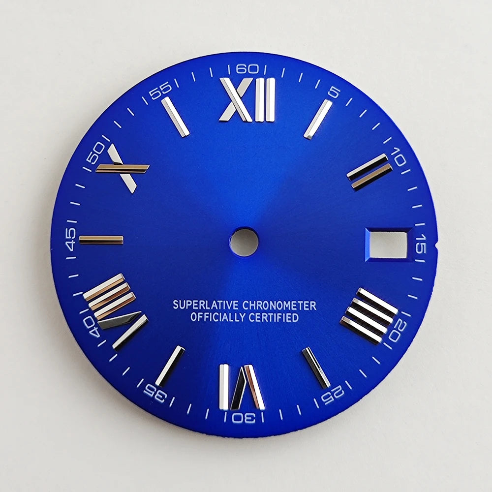 28.5mm NH35 dial Roman dial S Dial Modified Dial for NH35/NH36 Automatic Movement Watch accessories