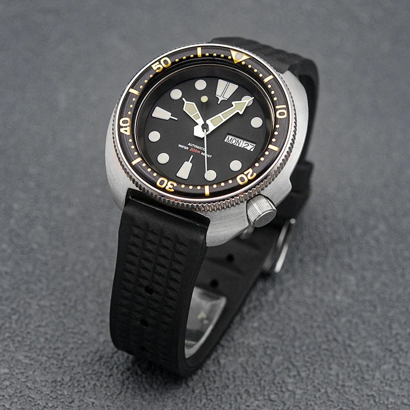 Sterile Turtle Diver SKX 6105 6309 Abalone 20Bar 44MM NH36A Automatic Sapphire