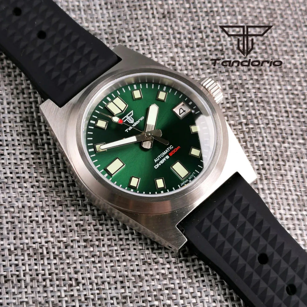 Tandorio TD108A Sunburst Dial NH35A 38mm 20bar Brushed Case AR Sapphire Military Unimatic U2