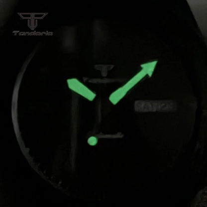 Tandorio TD269C Yacht Master Black Pvd  Domed Sapphire Skx007 Style NH36 20atm 120 Clicks 41MM