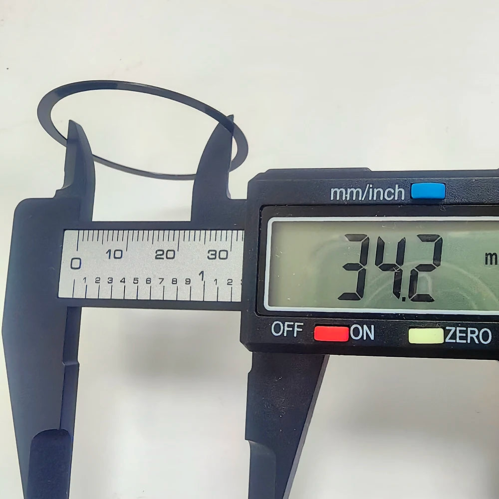 40mm VK63 Stainless Steel Case Strap Moonswatch Style Moon Back Cover Fit VK63 Quartz Movement Gold Word Bezel Watch Accessories