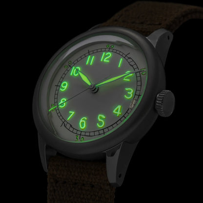 THORN SHY040 36MM Pilot watch Luminous AR Sapphire NH35 Automatic A11