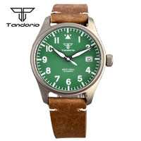 green logo dial