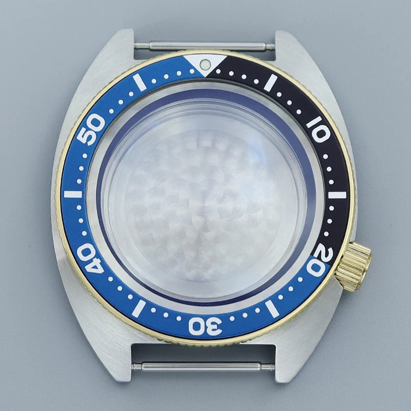 41mm NH35 Watch Case Stainless Steel Accessories For NH35 NH34 Mod Abalone NH36 NH70 Movement 28.5mm Dial Sapphire Crystal Glass