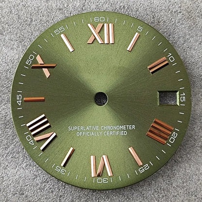 28.5mm NH35 dial Roman dial S Dial Modified Dial for NH35/NH36  Movement Watch accessories