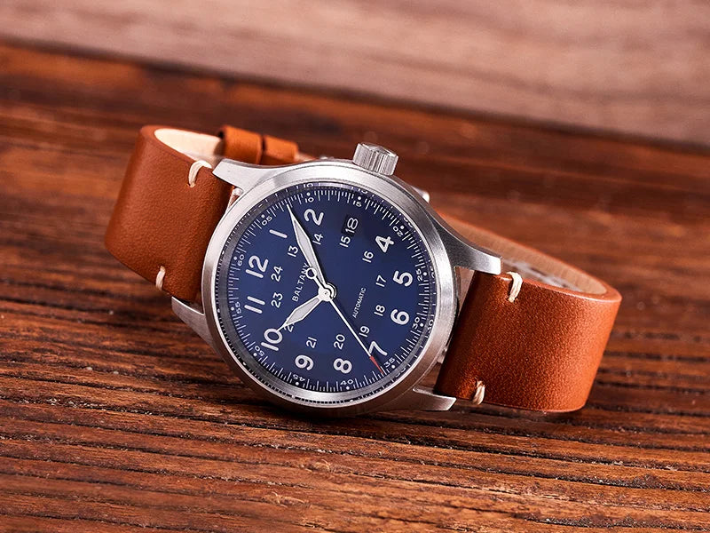 Baltany Field Watch S2049 Customizable 10ATM Waterproof 39mm  NH35 Automatic Ar Sapphire Swiss lume