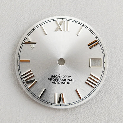 28.5mm NH35 dial Roman dial S Dial Modified Dial for NH35/NH36 Automatic Movement Watch accessories