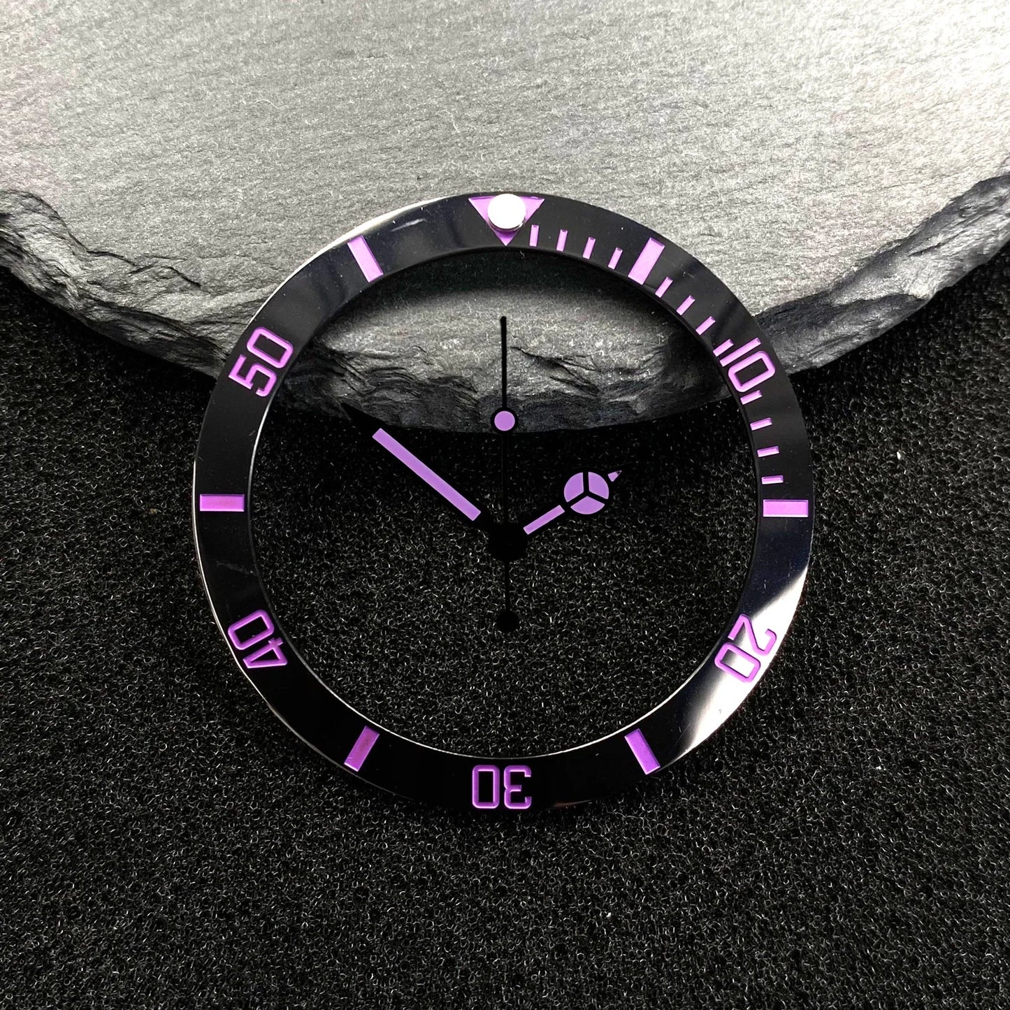 NH35 38-30.5mm bezel insert red Hands Watch Hands Blue Green Luminous Red Green Blue Hands For NH35/36/4R/7S Movement Watches Parts