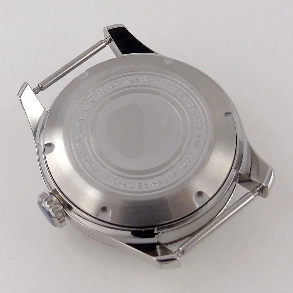 Serica Diver Case 20bar Diving Steel Watch Case for NH34 NH35 NH36 NH37 NH70 NH72  ETA2824 PT5000 Bow Sapphire Glass 120click Bezel Ceramic Insert