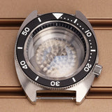 41mm Modified Turtle Watch Case Sapphire For Abalone/tuna mouth 6105 Captain Willard TMI NH35 NH36 NH38 4R Movement Stainless Steel Watch Accessories