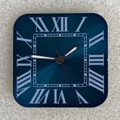 Square NH35 Watch Dial Set NH35 Roman Numeral Dial + Watch Needle New Square Watches Accessories for NH35 NH36 Movement