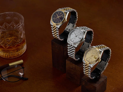 Baltany 36mm Dress Gold Watch S4084 Customizable DateJust  NH35 Automatic  Ar sapphire Swiss Lume Fluted case