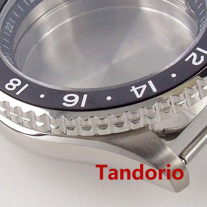 41mm skx Watch Case 20ATM Waterproof Diver fit NH34 NH35A NH36A SSK001 Sapphire Glass Mens Automatic Movement Ceramic Bezel