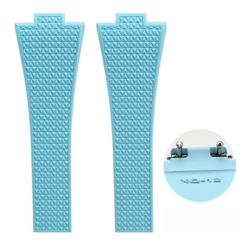 PRX watch band Quick Release  11mm 12mm T137.407/T137.410 Super Player Fluoro rubber FKM Watch Strap Bracelet