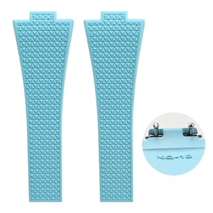 PRX watch band Quick Release  11mm 12mm T137.407/T137.410 Super Player Fluoro rubber FKM Watch Strap Bracelet