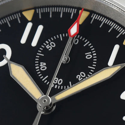 Militado ML1868KF Chronograph Watch  VK67 Quartz 10Bar 39MM Multifunction Military Watch BGW 9 Lume