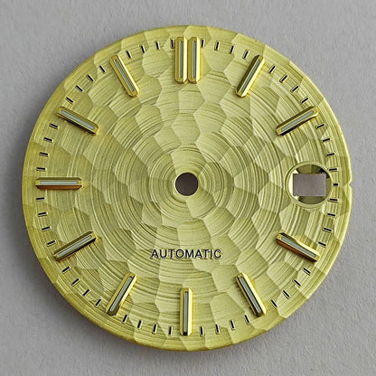 New 28.5mm NH35/NH36 dial watch dial S dial green luminous suitable for NH35/NH36 movements watch accessories repair to