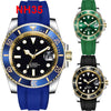 Corgeut 3002 Dive WatchNH35 / miyota 8215 40mm Yacht Watch Two Tone Gold Ceremic Bezel10bar Sapphire