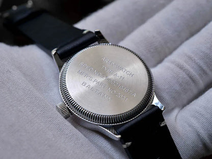 Baltany 38MM A11 Military Automatic Watch Man S2031B Sapphire Crystal 10ATM Stainless Steel NH38 Retro Mechaincal Wristwatches