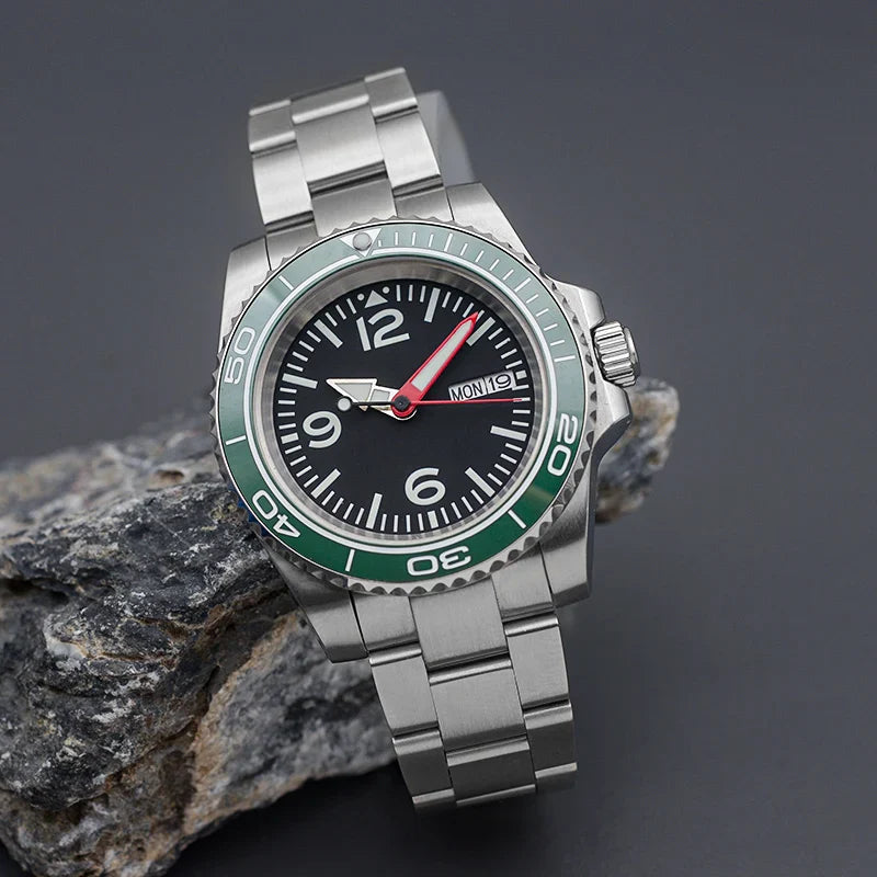 Sterile Submariner Sea Dweller Yacht master NH36 Automatic C3 Lume Sapphire 10bar 41MM