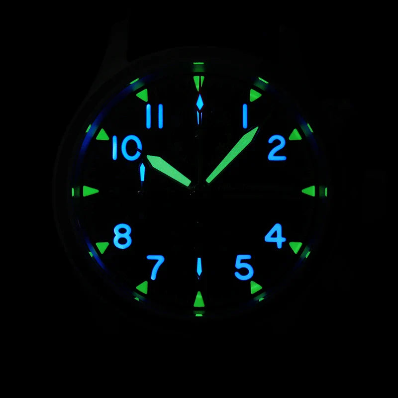 Militado ML1868KF Chronograph Watch  VK67 Quartz 10Bar 39MM Multifunction Military Watch BGW 9 Lume
