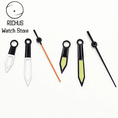 NH35 Watch Hands Black/White Watch Hands Fit NH35 NH36 PT5000 ETA2836 2824 Miyota8215 8205 DG2813 Movement Watch Accessories