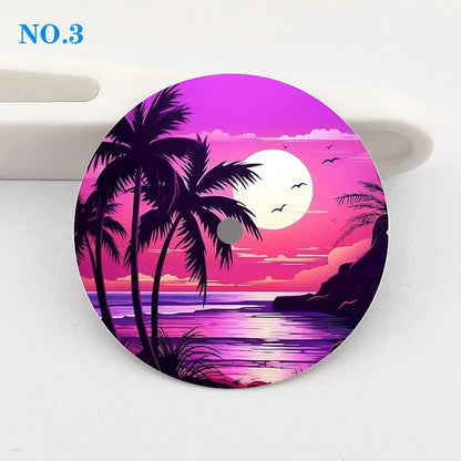 Watch dial 28.5mm dial NH35 dial creative color-printed series dial is suitable for NH35/36 movement watch accessories