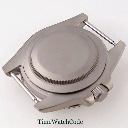 Titanium Watch Case 40mm Sub Diver  200m Waterproof Fit for NH35 NH36 ETA2824 PT5000 Antiallergry Sapphire Crystal Screw-in Crown