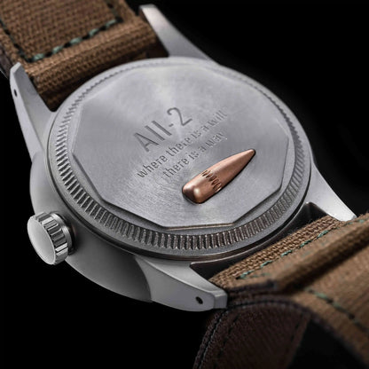 THORN SHY040 A11 Titanium Pilot Watch Military Retro NH35 AR Sapphire Luminous bullet in the back