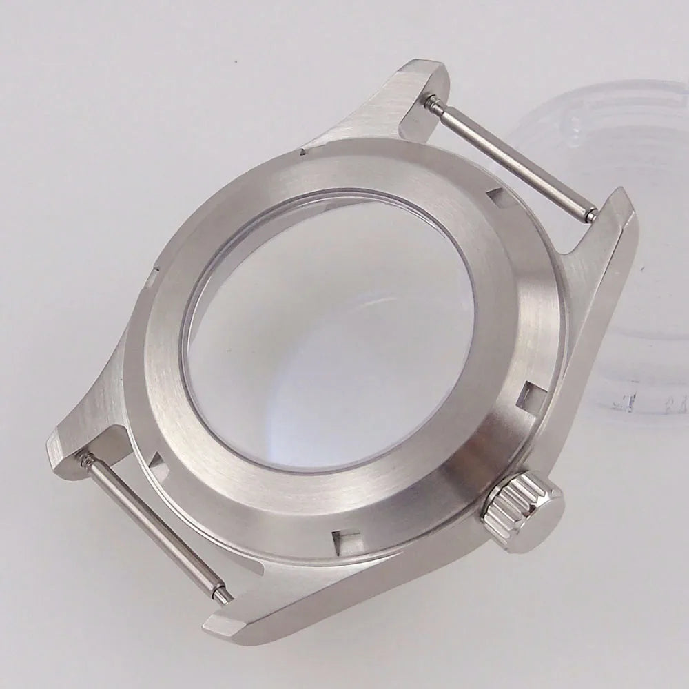 36mm/39mm Pilot Collection Watch Case Sapphire Glass 200m Waterproof Glass Back For NH35 NH36 ETA2824 PT5000 Movement