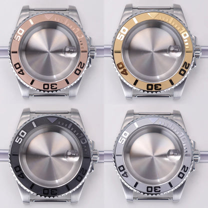 200M Diving Watch Case 40mm For Yacht-Master Seiko NH35 NH36 NH38/34 Miyota 8215 ETA2824 Movement Sapphire Glass 120clicks Bezel
