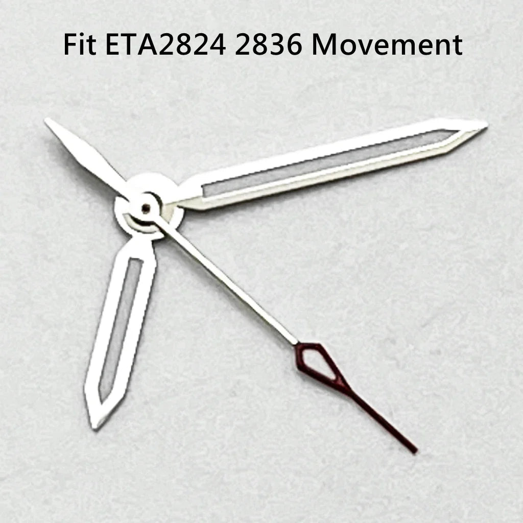 NH35 Hands Silver/Blue Watch Hands Fit NH35 NH36 PT5000 ETA2836 2824 DG2813 3804 Miyota8215 8205 821A Movement Watch Accessories