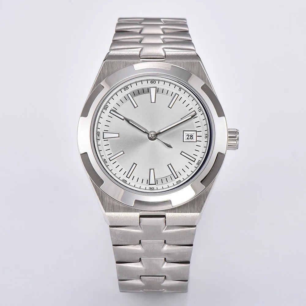 NH35 Overseas Mod WristFull D201 41mm men's watch  Automatic sapphire Dress Watch Luminous Customizable