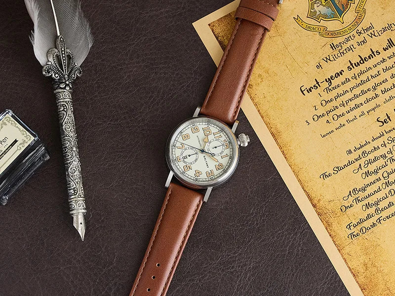 Customizable Baltany 41mm Polit Watch Man S6047 5ATM AR Sapphire Homage A-7 1935 Avigation Miyota 9122 Automatic Swiss Lume