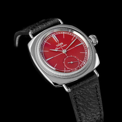 THORN T017 Square pillow-shaped 36mm Pilot couple wristwatch VD78 quartz Double Domed Sapphire 10Bar