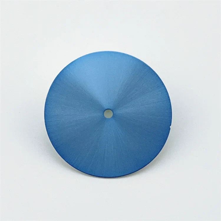 28.5mm NH35 Dial Sky Blue Surface DIY Watch Faces Mechanical Watch Modification Accessories for NH35/ NH36 Movement