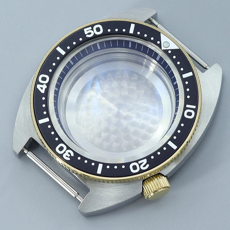 41mm NH35 Watch Case Stainless Steel Accessories For NH35 NH34 Mod Abalone NH36 NH70 Movement 28.5mm Dial Sapphire Crystal Glass