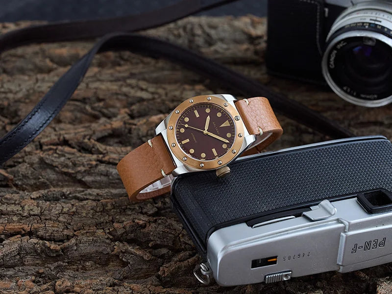 Baltany Bronze Watches Man B4030 Super LuminousNH38 Automatic 20ATMWaterproof Luxary Design Unique Vintage Mechanical Wristwates